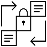 Transactional Blockchain SVG Icon